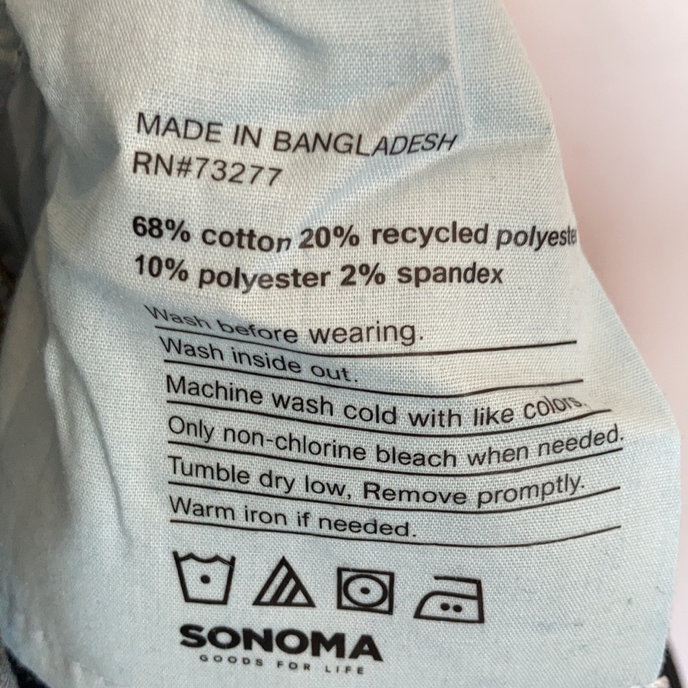 Sonoma more curvy fit bootcut jean no gap waistband shape retention 24W - Picture 13 of 14